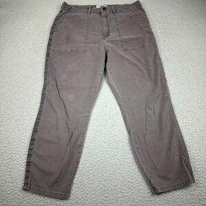 Pistola by Anthropologie Mara pant Women‎ 32 Cropped Tapered Leg Pockets Utility